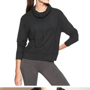 Athleta - Cowl Neck Luxe Drawstring Pullover Sweatshirt, size small